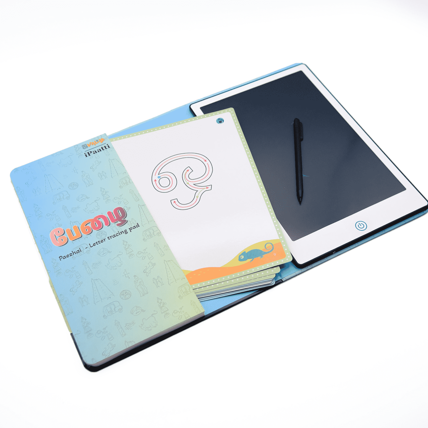 பேழை | Paezhai – Interactive Tamil Flashcards With Tracing Pen and Board