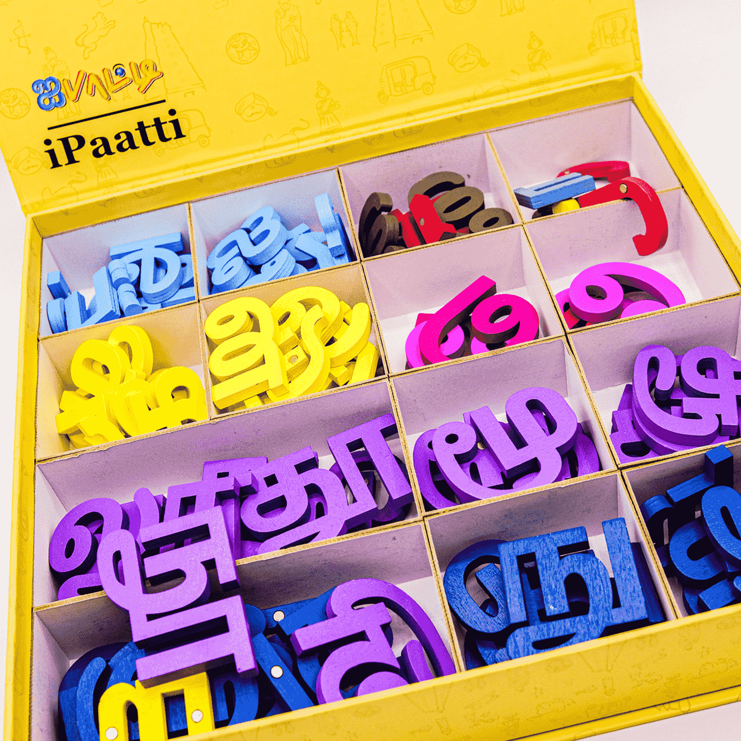 சொற்காந்தம் | Sorkandham – 3D Magnetic Tamil Letters with Board